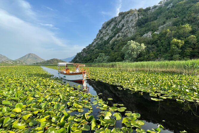 2 Hour Group Boat Trip in Skadar Lake - Cruising out of Virpazar: the narrow channel and bird-filled start