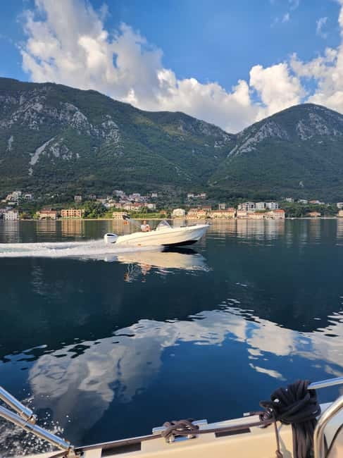 Azure Wonders: Kotor's Blue Cave Expedition - How the Bay Segment Feels: Dolphins, Marine Life, and Wide-View Cruising