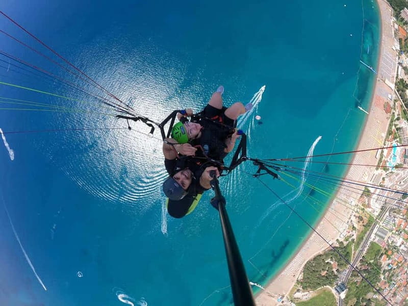 Becici Beach: Tandem Paragliding Flight in Budva Riviera - From Beach Area to Hill Launch Site: The Real Timing of 45 Minutes