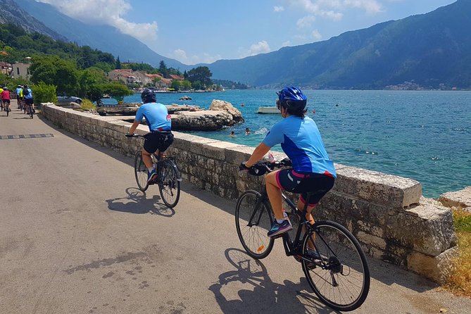 Bike tour - Kotor Bay circle and visit Our Lady of the Rock - Tre Sorelle Palace: the legend stop that also works as a photo break