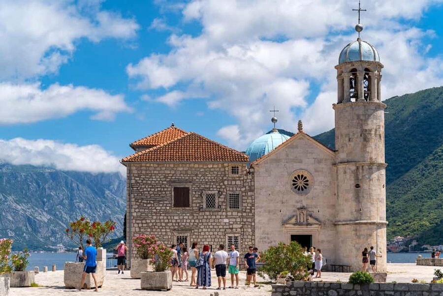 Blue Cave, Kotor, Lady of the Rocks from Budva, Tivat, Kotor - Comfort, Crowds, and What to Do About Seats and Sun Loungers