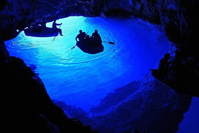 Blue Cave, Lady of the Rocks, Mamula, Submarine Tunnel+ (3h) - Blue Cave swim plan: clear water, provided gear, and crowd reality