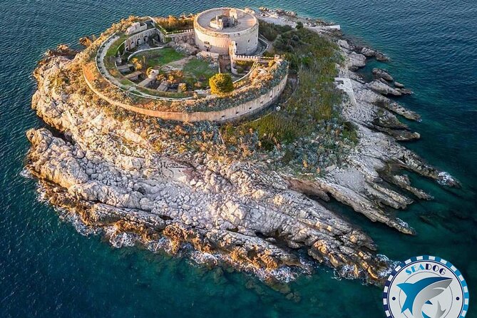 Blue cave, Mamula island, Submarine tunnels and Our lady of the Rocks (3h) - Mamula (Lastavica) Island: The Circular Islet at Boka Kotorska’s Entrance