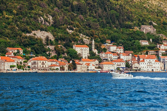 Blue Cave & Perast Boat Tour from Herceg Novi (3h) (1-6 people) - Our Lady of the Rocks: the church and the view from the coast