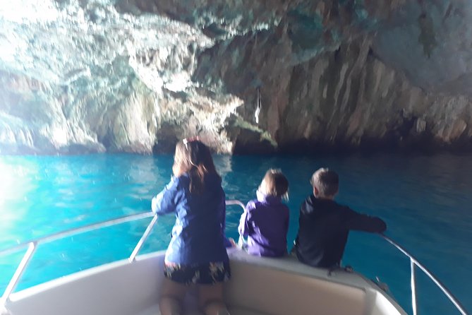 Boat tour to Lady of the Rock , Submarine base & Blue Cave swim - Lady of the Rocks: island church time plus Mamula prison views