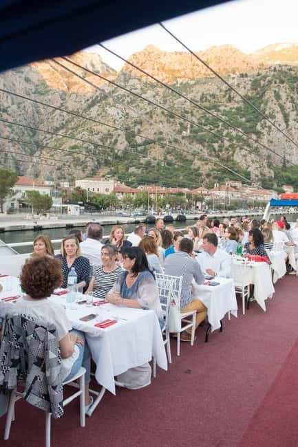 Boat tours in Boka Bay with “Katica" - Onboard comfort, toilets, shower, and the lunch reality