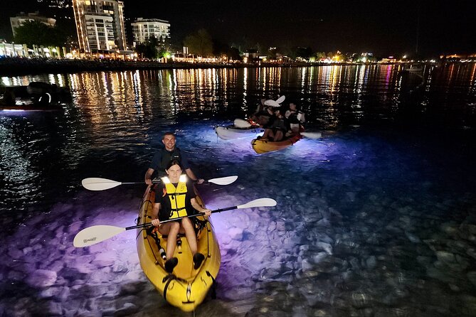 Budva: 2-Hour «Night Lights» Kayak Tour - The calm pause: when you float, rest, and watch the glow