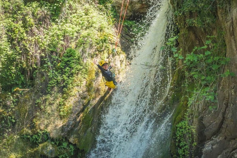 Budva Canyoning: Drenostica Canyon Adventure - What you actually do: rapels, slides, river walking, and waterfall time