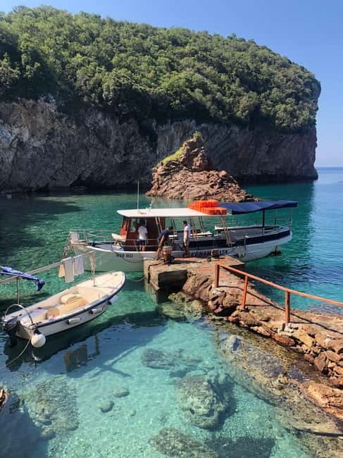 Budva: Hidden paradise tour with snorkeling and lunch - The boat cruise near Budva Old Town caves