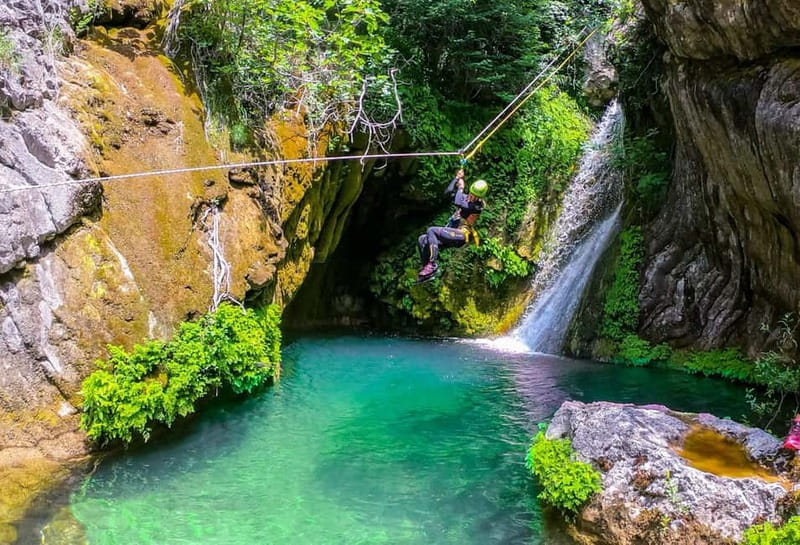 Canyoning Drenovstica - Extreme adventure in Budva - Meeting at Supermarket Franca and getting to Krapina