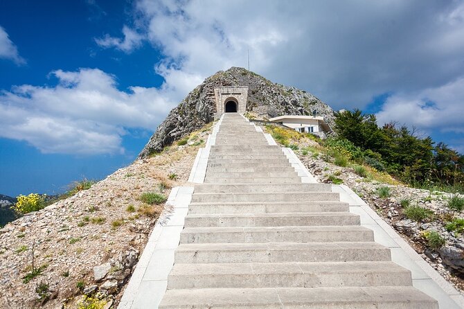 Car Trip Kotor - Lovcen Mausoleum - Cetinje Monastery and Kings castle - Cetinje Monastery, relics, and the Filarmosa icon experience