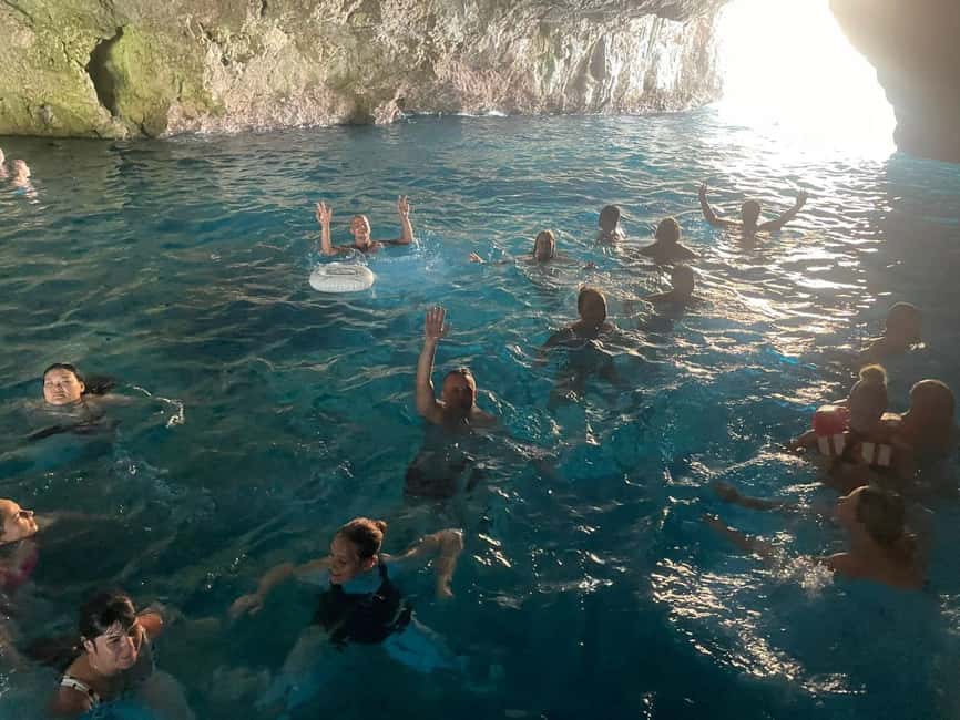Deluxe excursion from Budva: Blue Cave tour - The Blue Cave swim: 20 minutes, sea conditions, and safety