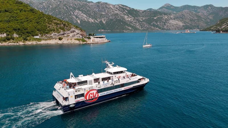 Dubrovnik to/from Kotor: Day Trip or One-Way by Fast Ferry - Dubrovnik to Kotor by fast ferry: what you gain right away