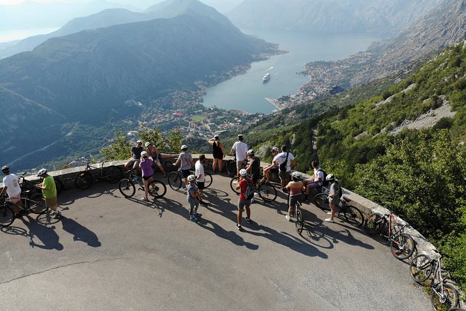 Epic 25 Turns Downhill Bike Descent w/ Panoramic Cable Car Ascent - Why This Kotor Bike Descent Feels Like an Alpine Roller Coaster