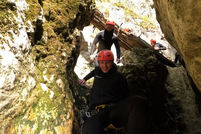 Explore the Thrills of Nevidio Canyon: 4 hour Canyoning Adventure - Inside the canyon: rappels, jumps, and natural slides in sequence