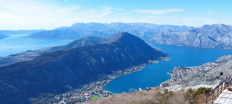 From Budva/Kotor: Montenegro Highlights Tour & Lake Cruise - The Return Down the Serpentine Road Over Kotor Bay
