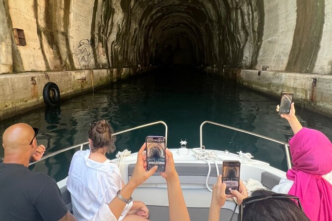 From Kotor: Boat to Blue Cave & Lady of the Rocks &Submarine Base - Entering the Blue Cave: timing, swimming expectations, and crowd reality