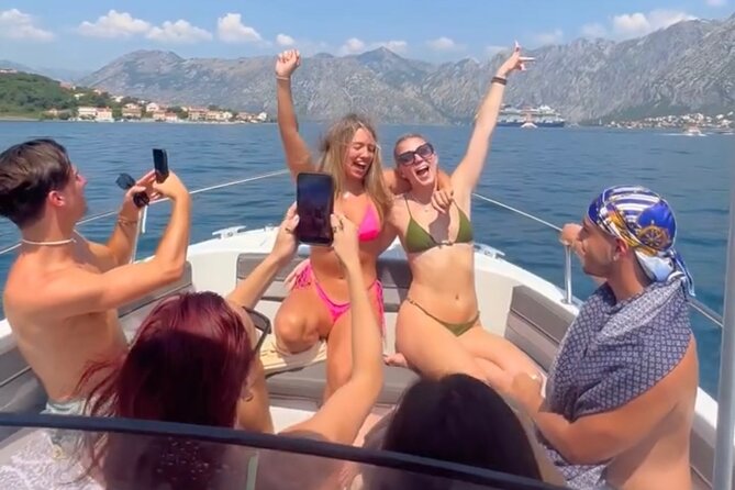 From Kotor: Boat to Blue Cave & Lady of the Rocks &Submarine Base - Mamula Fortress: a short sea pass with prison island atmosphere