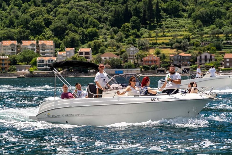 From Kotor: Boating, Kayaking, & Cycling Tour - The Speedboat Ride Across Kotor Bay, Quick Transfer, Big Payoff