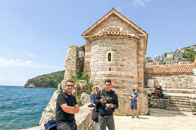 From Tirana: Group Day Trip to Budva & Kotor in Montenegro - Kotor Old Town cobblestones, Sea Gate, and St. Tryphon Cathedral