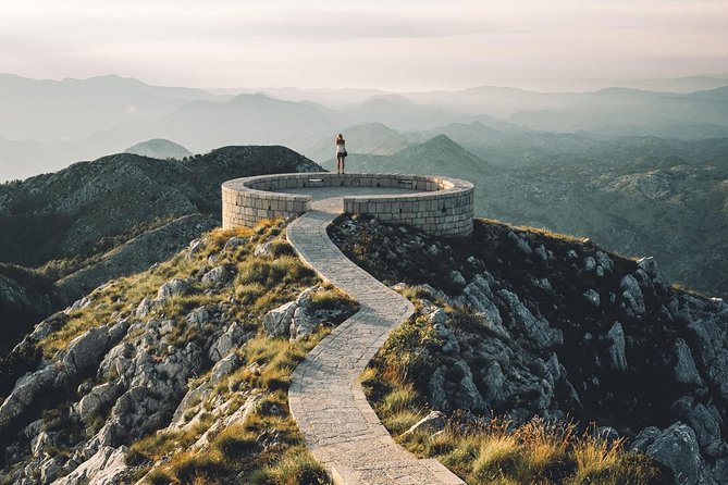 Great Montenegro Tour-Lovcen NP,Mausoleum Lovcen,River of Crnojevic,Sveti Stefan - Njegoš Mausoleum: 461 steps, huge views, and why this stop gets praise