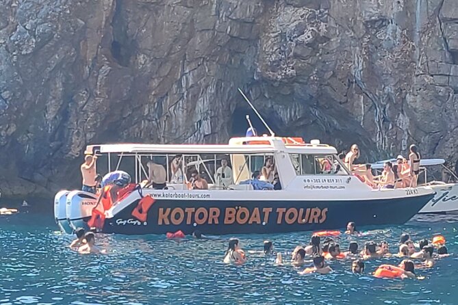 Group Blue Cave Tour- 3h duration - Mamula Island and WWII Submarine Pens from the Water