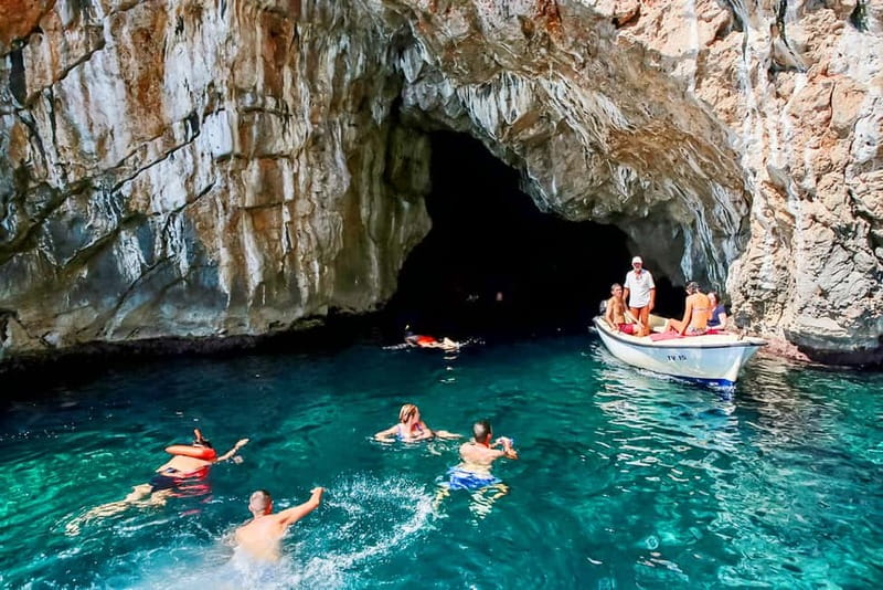 Kotor Bay: Full-Day Catamaran Cruise with Blue Cave Visit - Back to Kotor with more mountains, coves, and another dip