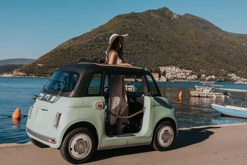 Kotor: Bay of Kotor and Tivat Electric Car Tour - Getting started at Skaljari Kotor, then following the motorbike guide