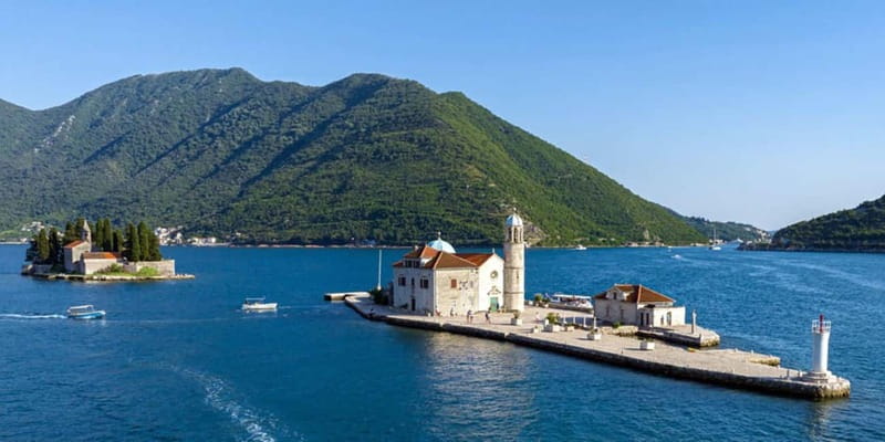 Kotor: Blue Cave and Our Lady of the Rock Speedboat Tour - Tivat bay glitz and a quick look at Mamula Island