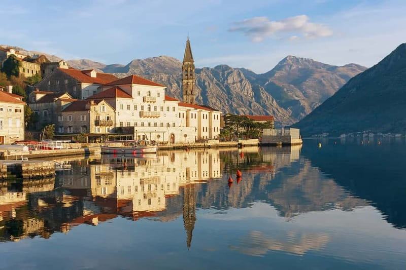 Kotor: Boka Bay, Our Lady of the Rock and Blue Cave Tour - Perast viewpoints on the water, then straight to Our Lady of the Rocks