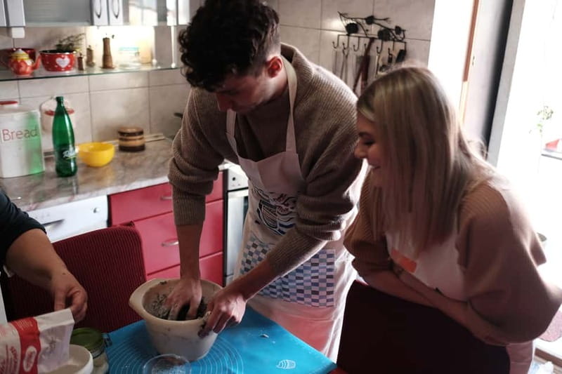 Kotor: Cooking class in a local home & old town walking tour - Your hands-on cooking class: two Bay of Kotor dishes, made together