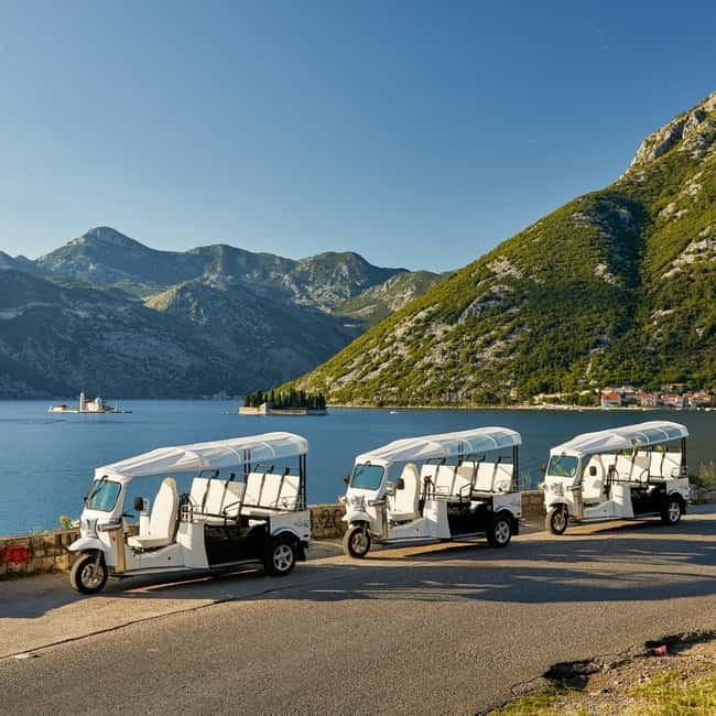 Kotor: Electric tuk-tuk tour of Boka Bay - Prčanj and Trojica: Photo Stops with Real Purpose