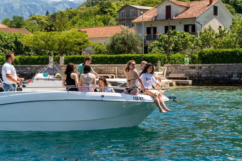 Kotor: Fast-Track Venetian Perast & Our Lady Of The Rocks - Gliding across Bay of Kotor for the best photo angle