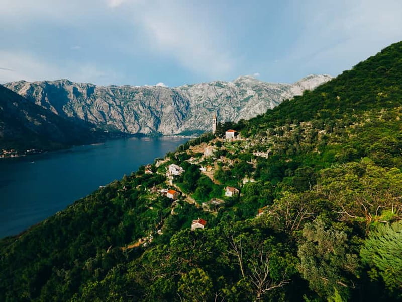 Kotor: Jeep Tour to Hidden Stone Village & Food Tasting - Gornji Stoliv: the hillside road and the stone village feel