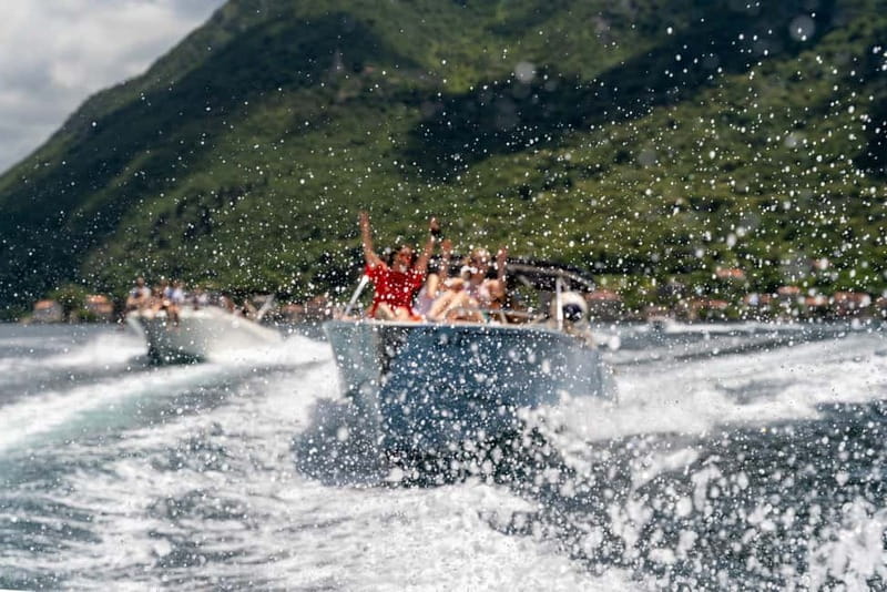 Kotor: Private Blue Cave Tour - Swim & Relax at Your Pace - Private speedboat pacing in Kotor Bay, built around your group