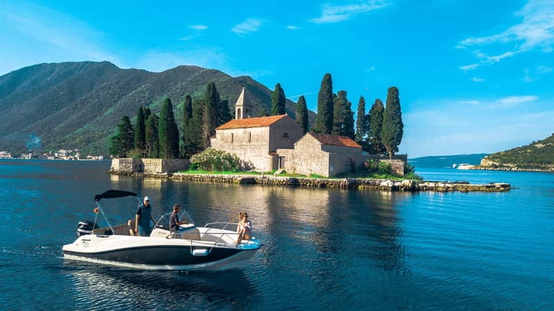 Kotor: Private Speed Boat Tour to Blue Cave with Swim Time - Our Lady of the Rocks in Perast: Photo Stop With a Real Landmark
