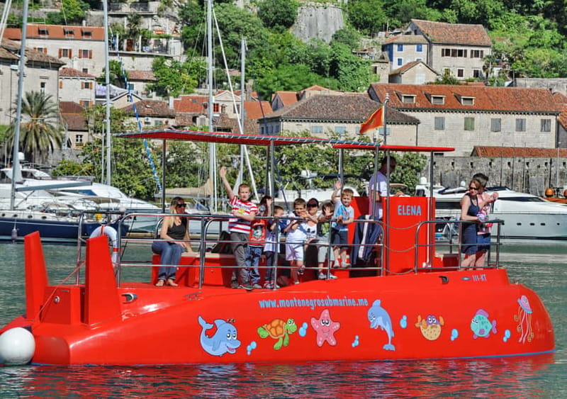 Kotor: Red Semi-Submarine Family Tour With Underwater Cabin - Key things that make this semi-submarine tour special