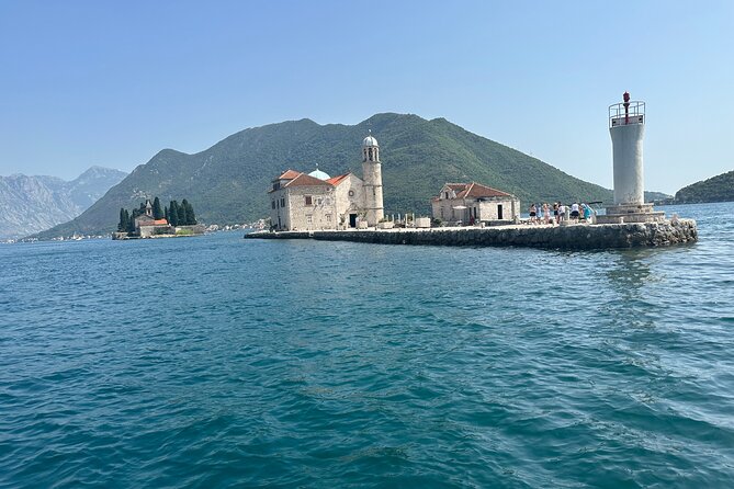 Lady of the Rock and Mamula with Blue Cave Private Tour - Bay of Kotor First: Cruising Past Perast-Style Views