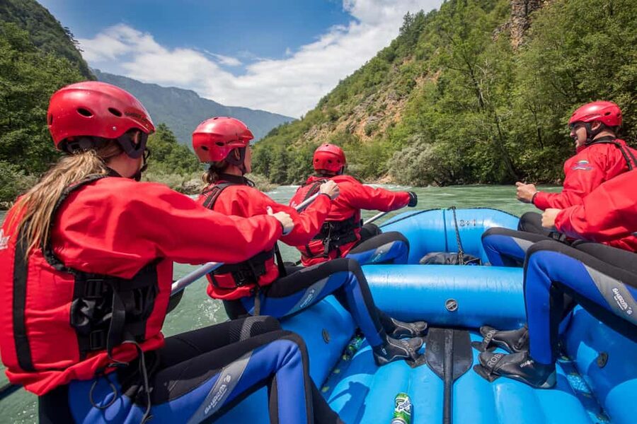 Montenegro: Tara Rafting Full Day Private Tour - Terrain Vehicles to Brštanovica: Listening Closely Is Part of the Adventure