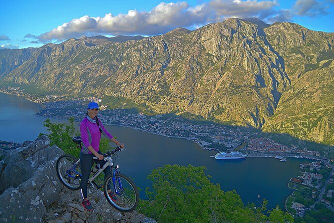 Mountain Biking on Vrmac peninsula - Panoramic view on Kotor bay - The challenge level: moderate fitness, built-in breaks