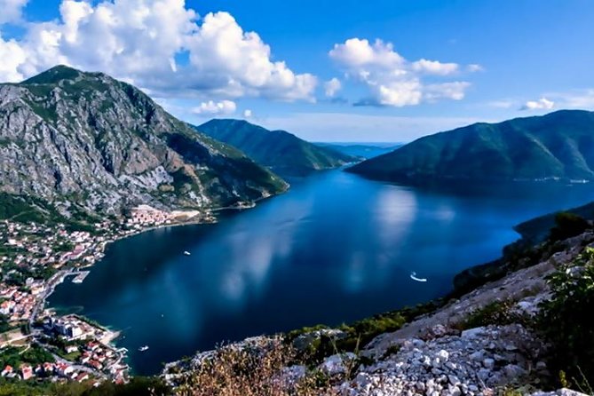 The Bay of Kotor from the Lovcen serpentine road