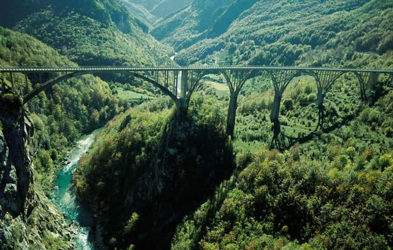 NORTH OF MONTENEGRO The heart of Montenegro! - Morača River canyon views: the Tear of Europe on the way north