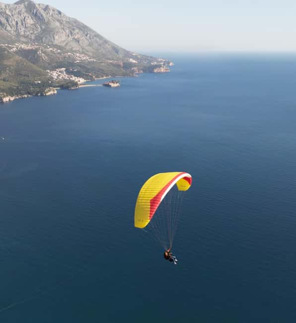 Paragliding in Budva with Certified Pilot (All-Inclusive) - Landing Near Bečići Beach: Smooth Touchdown, Then Your Videos