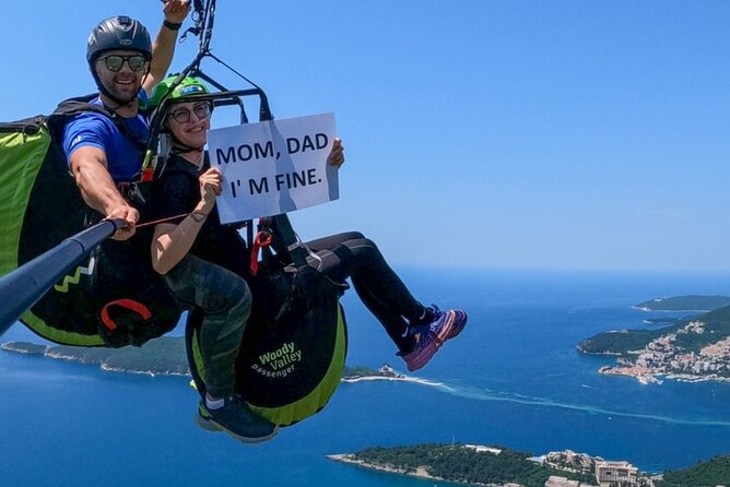 Paragliding in Budva with Certified Pilot (Free Pick-Up Included) - Your One-Hour Paragliding Flight Over the Budva Riviera