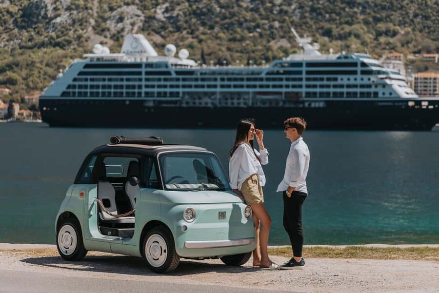 Perast: Guided Tour in a Fiat Topolino E-Car - How the Fiat Topolino Tour Works on the Kotor Bay Roads