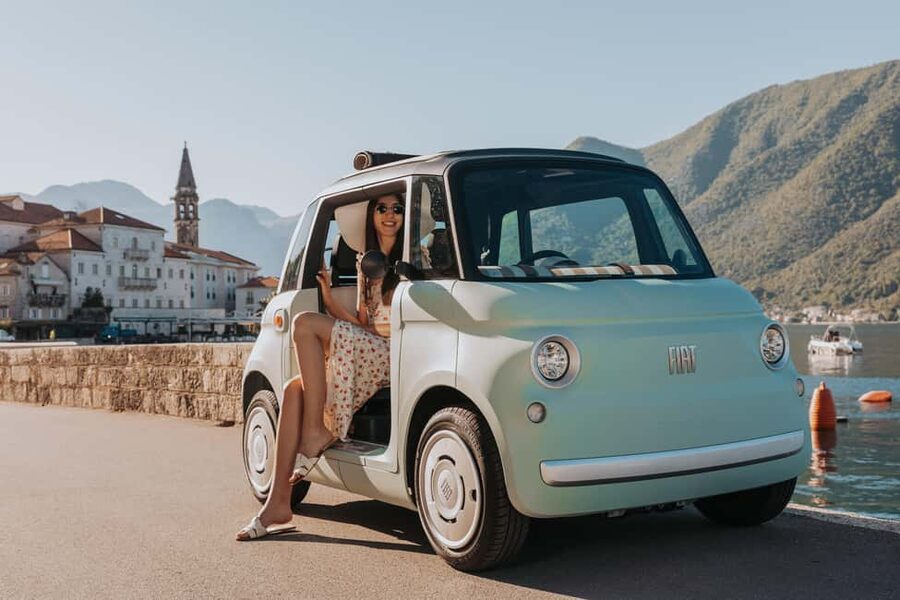 Perast: Guided Tour in a Fiat Topolino E-Car - One Hour in Perast Old Town: What to Do in 60 Minutes