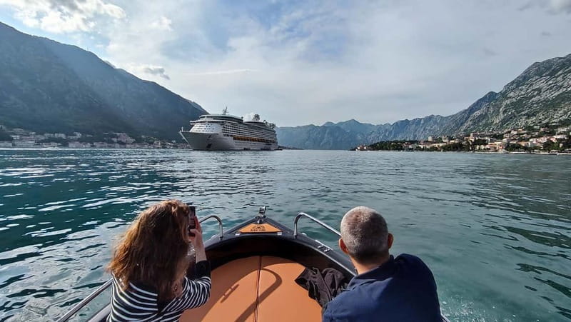 Perast private tour 3h:Lady Of The Rocks & Blue Cave,lagoon - Mamula Island fort: 19th-century walls and WWII-era shadows
