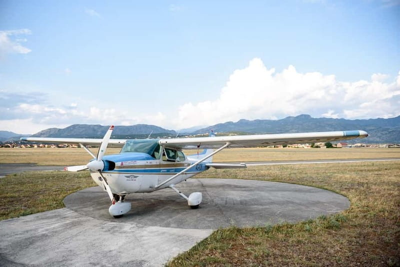 Podgorica: Montenegro Scenic Panoramic Flight - The small-airport start: where the experience really ramps up