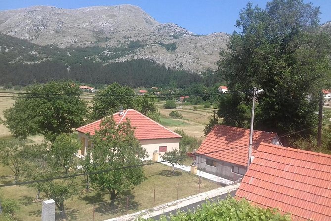 Private National Park Lovcen with food and wine tasting - Njegusi Centar family tasting: prosciutto, cheese, wine, and more