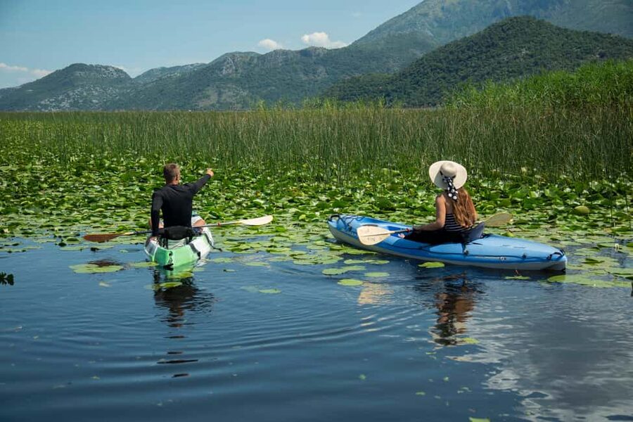Skadar Lake: Individual Kayaking, hidden canals and swimming - Paddle Time, Effort, and the Best Duration Choice